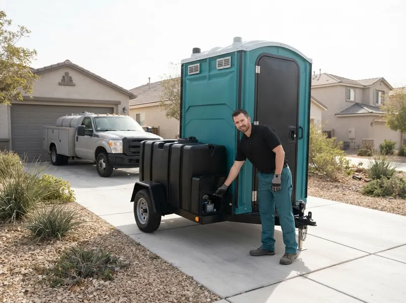 Mobile Restroom Trailer Winterization & Sump Freeze Protection in Las Vegas, NV